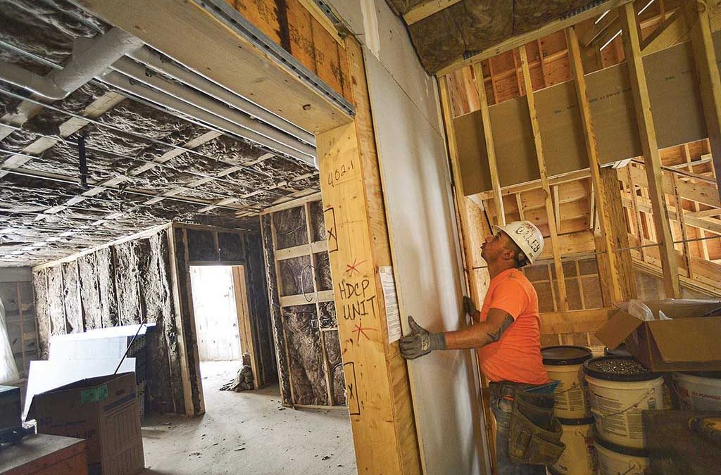 Snow Block apartment complex nearing completion