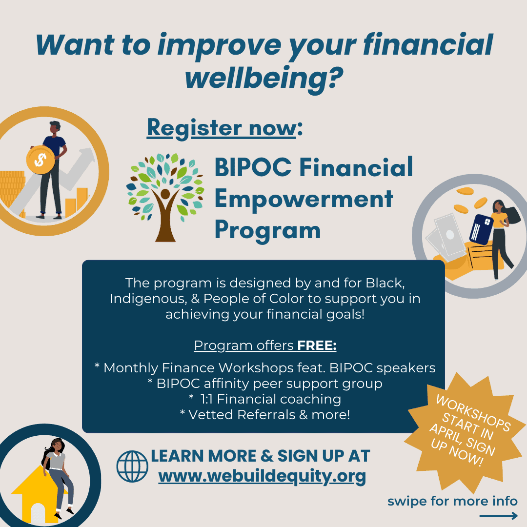 Graphic on the BIPOC Financial Empowerment series